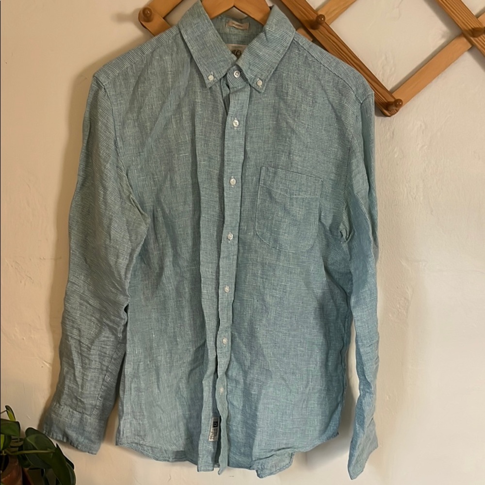 J.Crew Baird McNutt Irish Linen Button Down Shirt